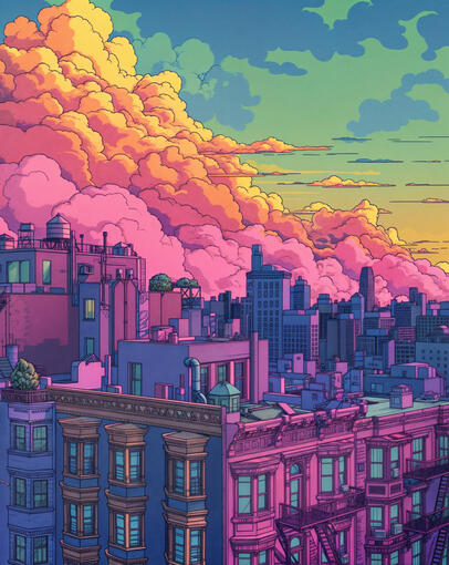 Radiant Cityscape [May. 17]